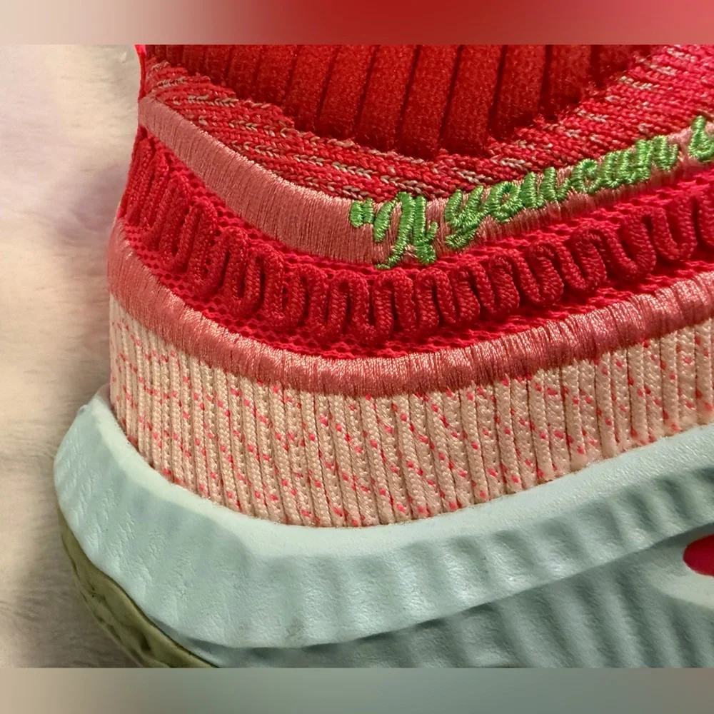 Aja Wilson x Nike Stylish Pink and Green Sneakers - Picture 11 of 16